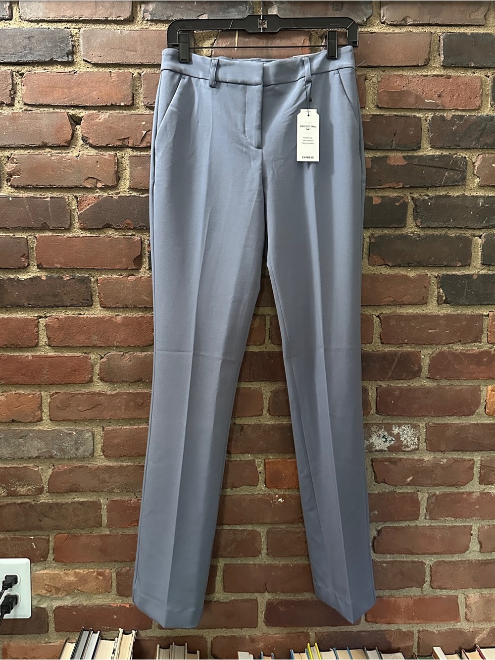 Express Super Soft Twill Boot Mid Rise Dress Pant Sz 4 (28 X 33)